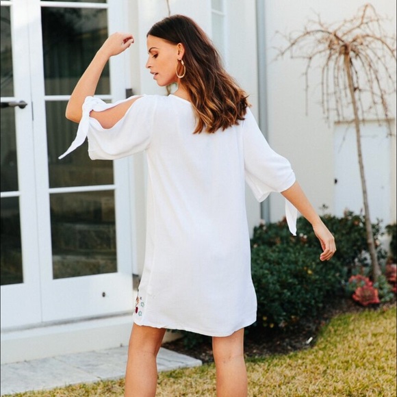 CLEMENTINE EMBROIDERY STARRY NIGHT MINI DRESS STAR - Picture 4 of 8